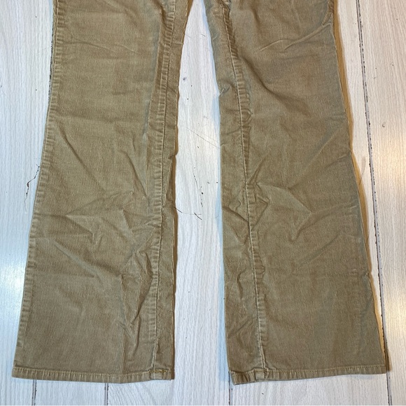 Tommy Hilfiger Low Rise Bootcut Brown Beige Courdory Pants Size 9 - Picture 3 of 11
